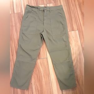 3X1 Women's Green Cargo Pants.